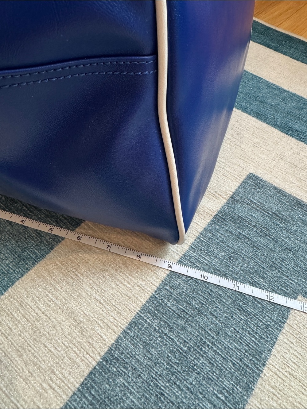 Pan Am Blue Travel Duffel Bag with White Logo - Picture 9 of 9